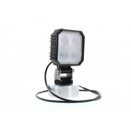 Reverse light R23 LED square 90X90mm with switch - cable